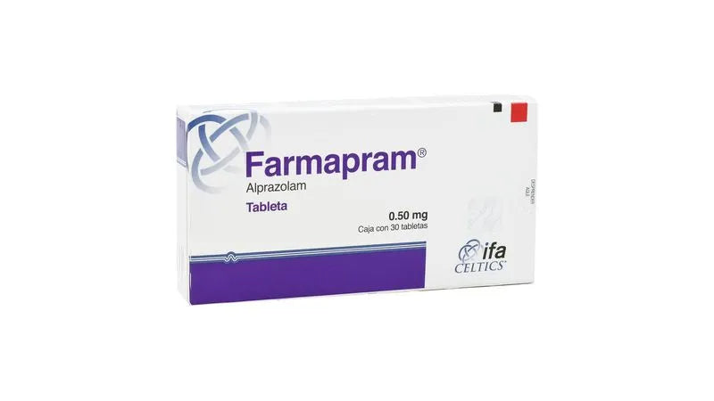 FARMAPRAM 0.50 MG 30 TABLETAS RX.