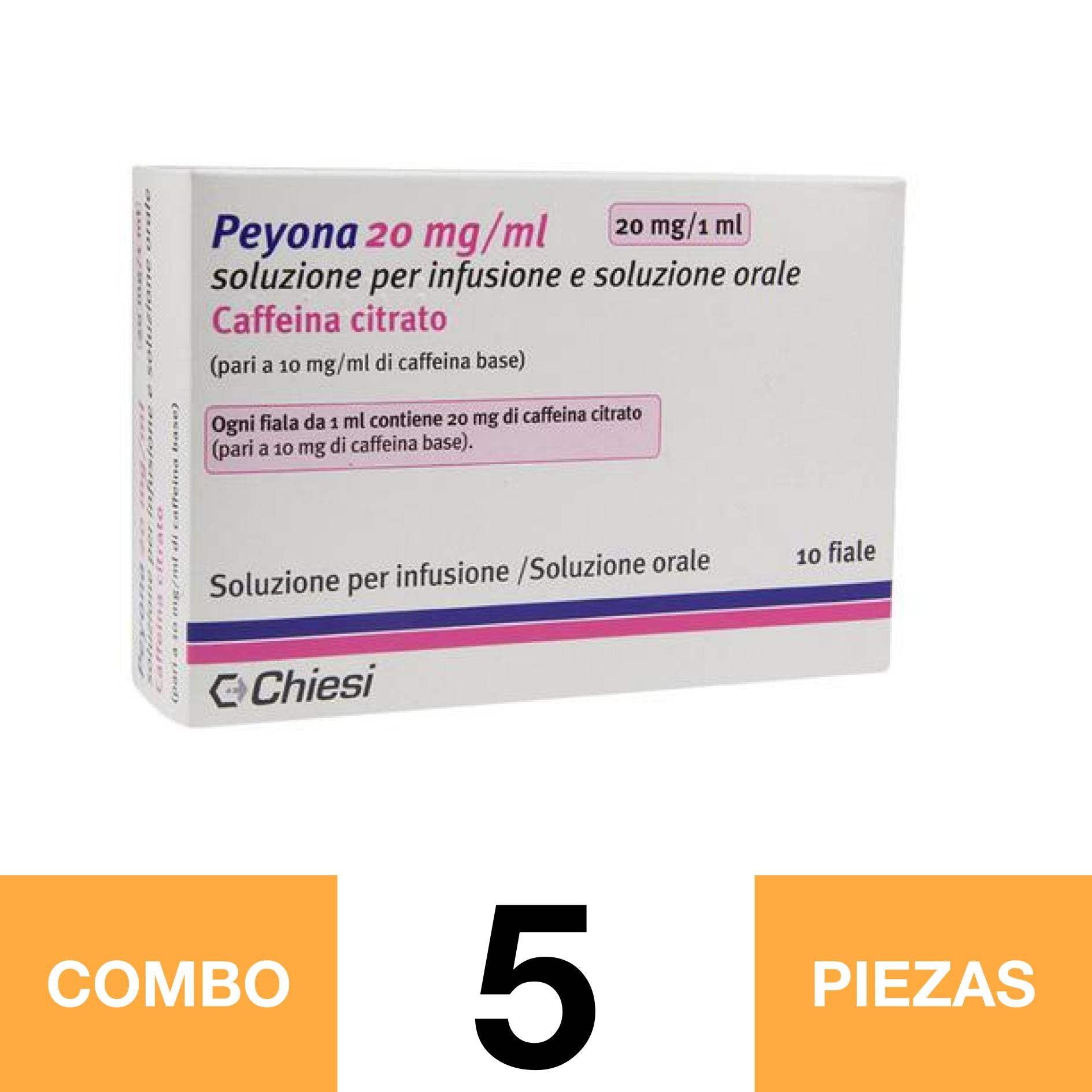PEYONA 20 MG SOL 10 FCO 1 ML. (COMBO 5 PZA)📦